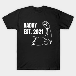 Daddy Est 2021| Dad Since 2021 T-Shirt